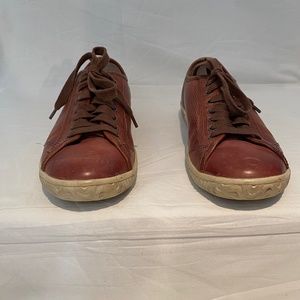 JOHN VARVATOS USA Men’s Brown Leather Sneakers Sz 7